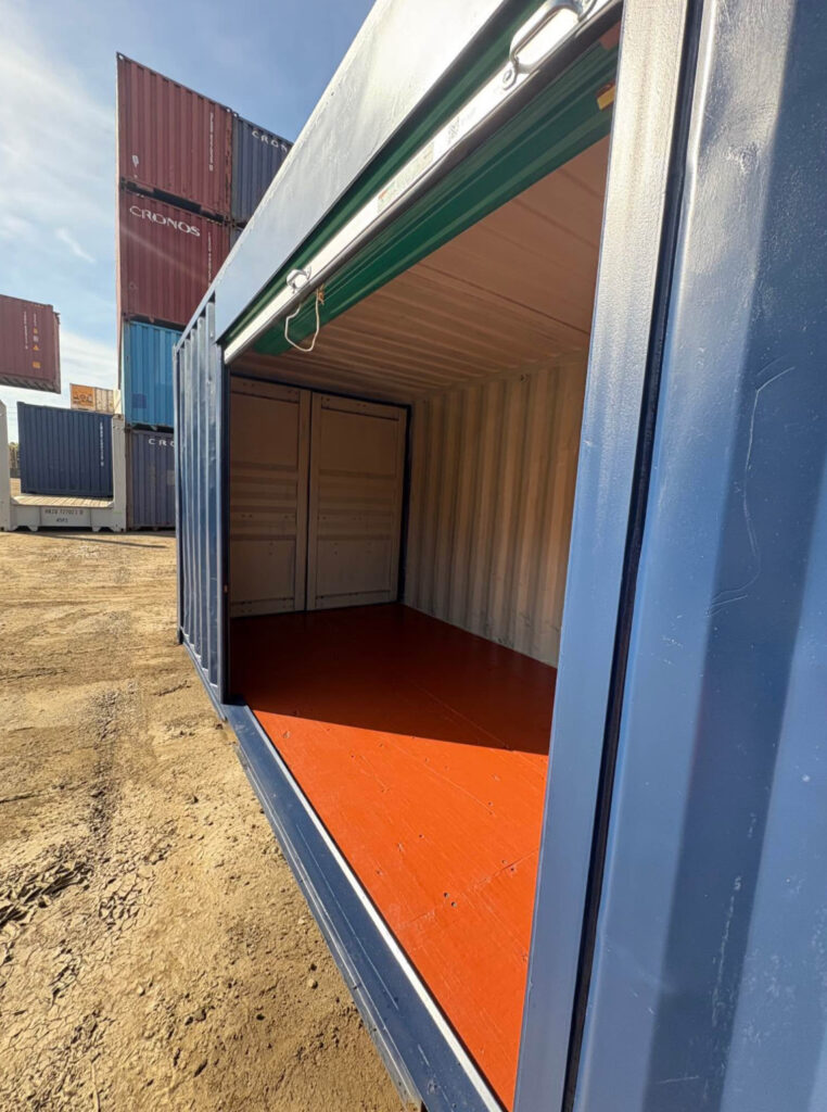 20ft High Cube Shipping Container with Corner Rolling Door for sale Australia
